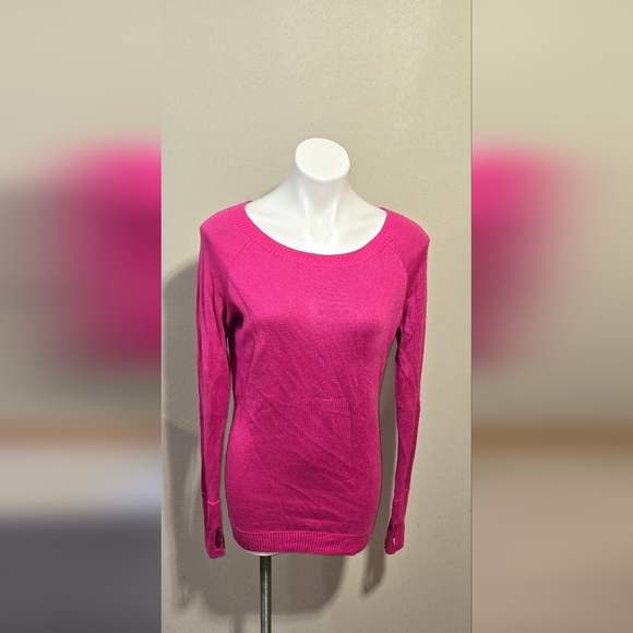 Lululemon Chai Time Pullover IIHeathered Paris Pink Reversible Women's - Picture 4 of 10